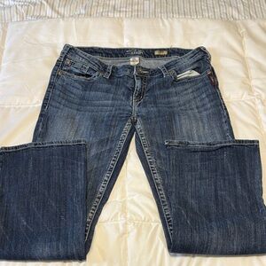 Silver Jeans Women's Dark Blue Boot Cut Jeans